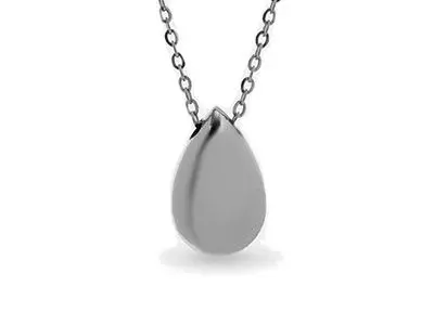 Gargantilla plata colgante gota