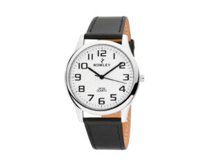 Reloj clásico hombre piel
