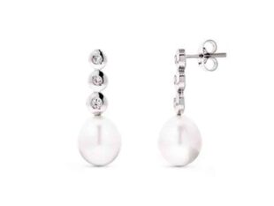 Pendientes desmontables oro diamantes