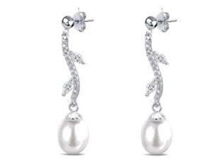 Pendientes oro boda largos