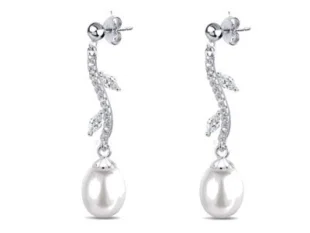 Pendientes oro boda largos