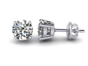 pendientes plata Moissanita 5
