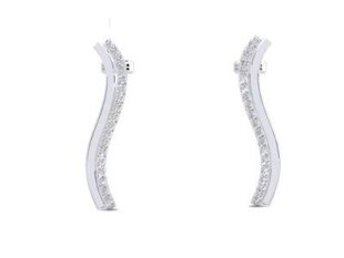 Pendientes boda oro brillantes