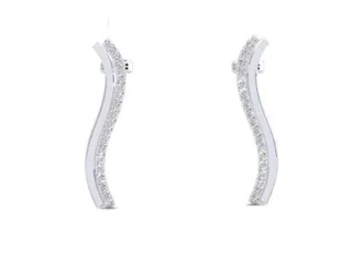 Pendientes boda oro brillantes