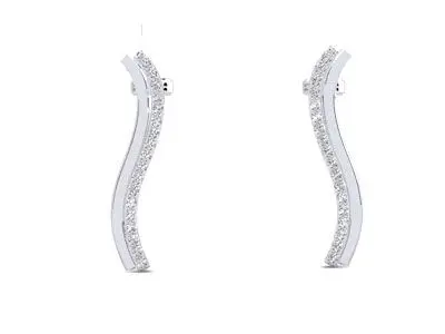Pendientes boda oro brillantes