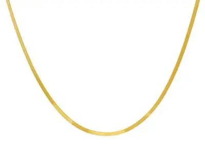 Cadena oro amarillo de lapidada