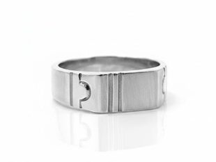 Sello plata brazo grabado
