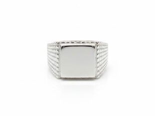 Sello plata brazo cuadriculado