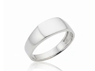 Sello plata pequeño oval