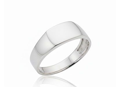 Sello plata pequeño oval