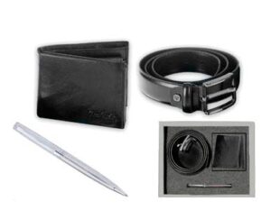 Set cinturon boligrafo cartera