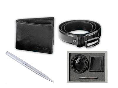 Set cinturon boligrafo cartera