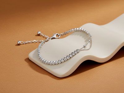 Pulseras plata