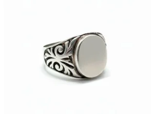 Sello plata orla esmalte