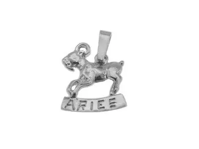 Colgante plata horoscopo aries