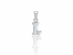 Colgante plata inicial I