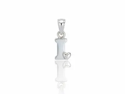 Colgante plata inicial I