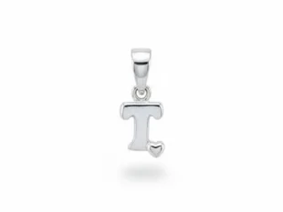 Colgante plata inicial T