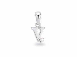 Colgante plata inicial V