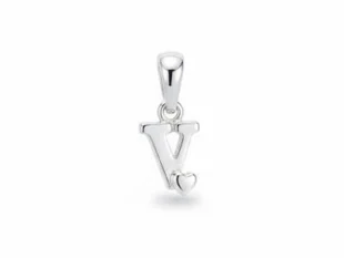 Colgante plata inicial V