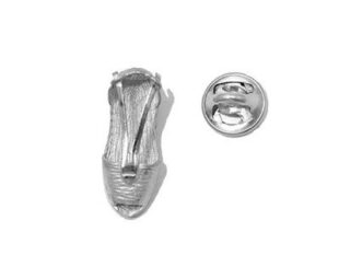 Pin plata zapatilla grande