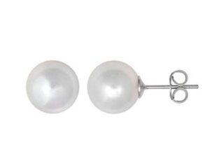 Pendientes perla cultivada esférica