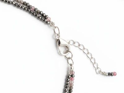 Collar doble piedras naturales