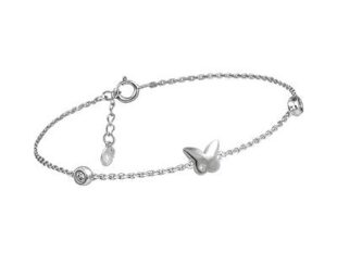Pulsera plata mariposas circonitas