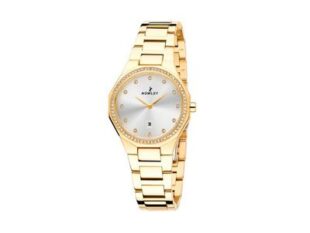 Reloj Nowley dorado circonitas
