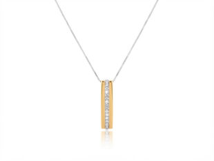Colgante oro móvil diamantes