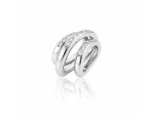 Colgante oro blanco diamantes