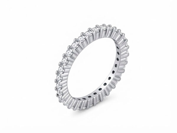 Anillo plata Eternity circonitas
