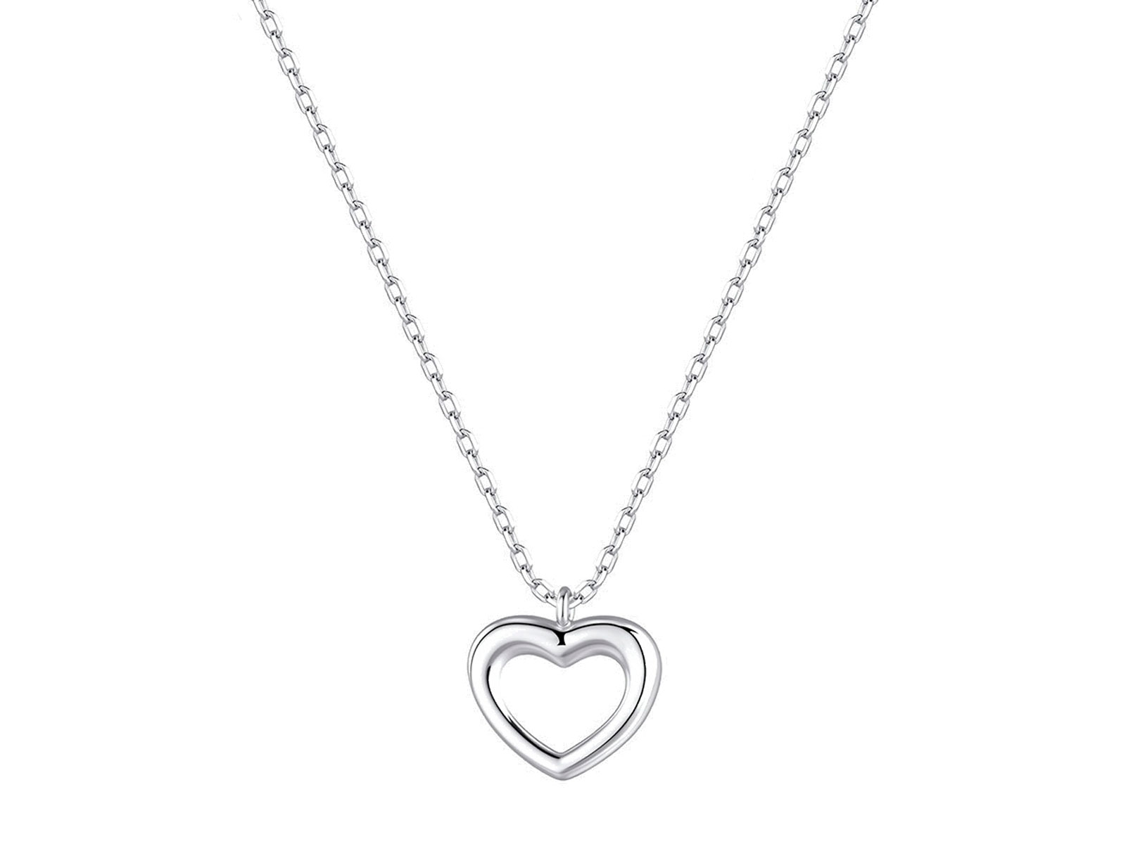 Gargantilla plata corazon calado