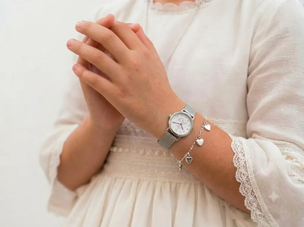 Estuche niña de comunión con reloj Nowley y pulsera
