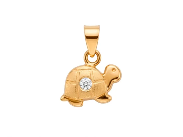 Colgante oro tortuga mini
