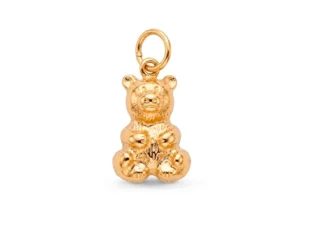 Colgante oro oso