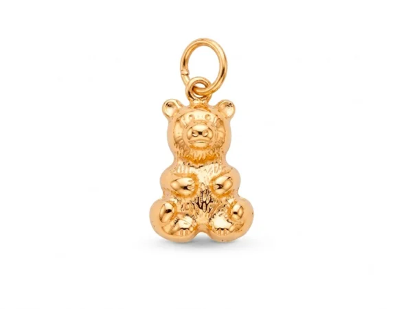 Colgante oro oso