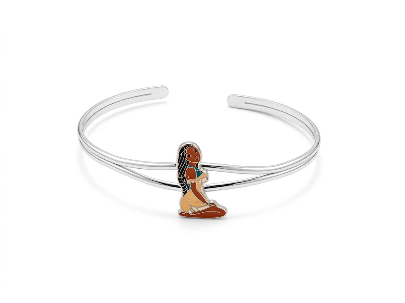 brazalete plata niña esmalte