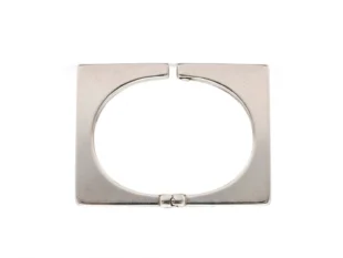 brazalete cuadrado plata ley