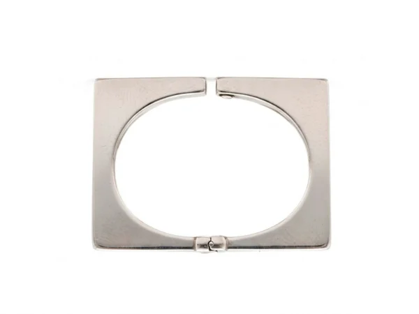 brazalete cuadrado plata ley