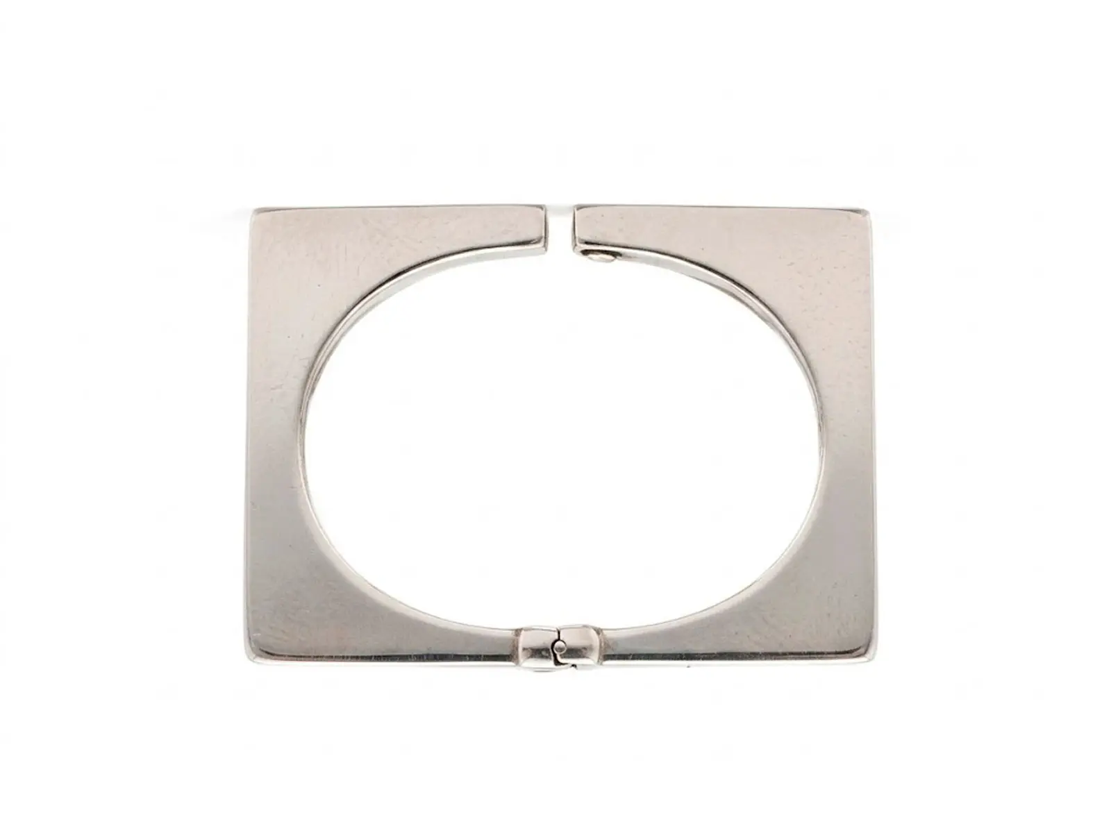 brazalete cuadrado plata ley