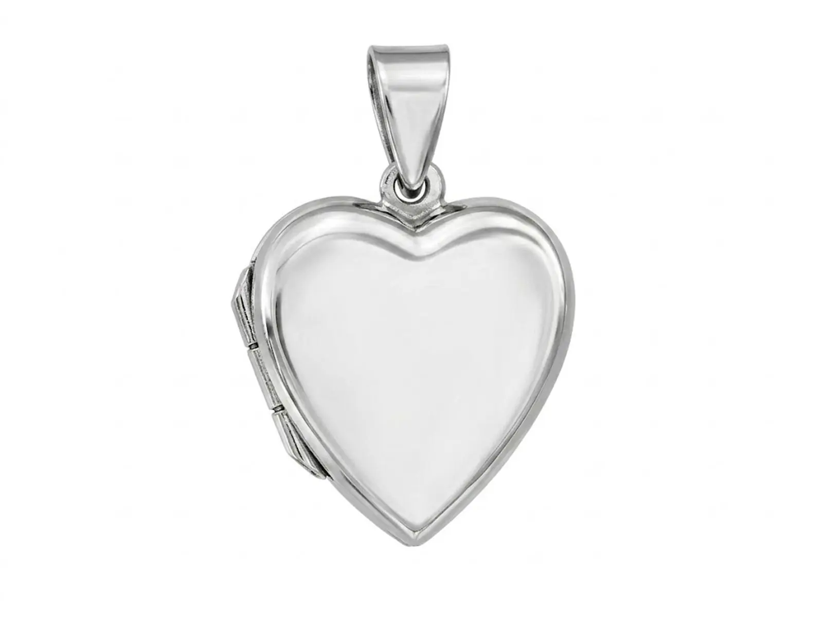 Colgante plata Dije corazon liso