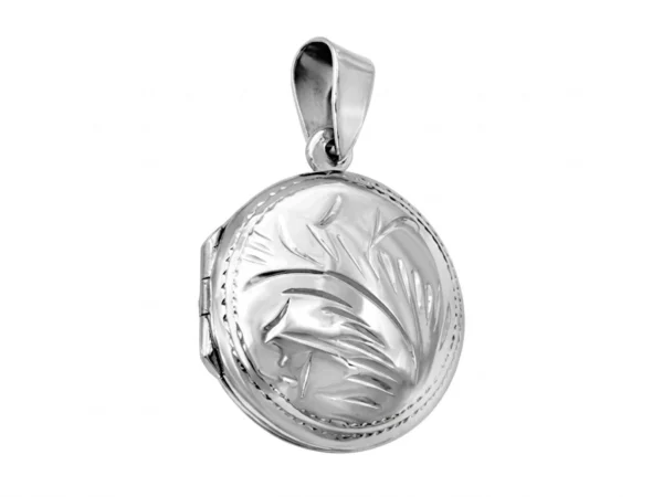 Colgante dije redondo plata