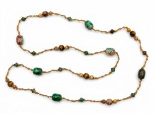 Gargantilla jaspes ágatas jade