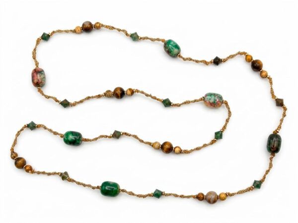 Gargantilla jaspes ágatas jade