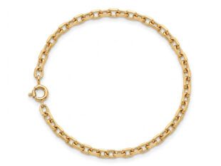 Pulsera Plata Chapada Forzada