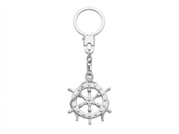 Llavero marinero plata timon