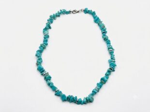 Collar turquesas cierre plata