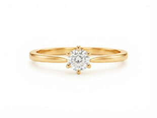 Solitario oro 6 garras