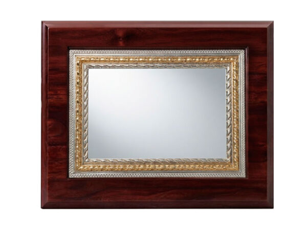 Placa conmemorativa alpaca bicolor